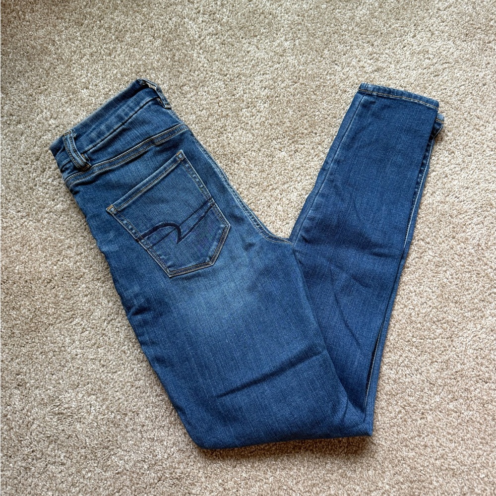 American Eagle Curvy Hi Rise Jegging Size 0